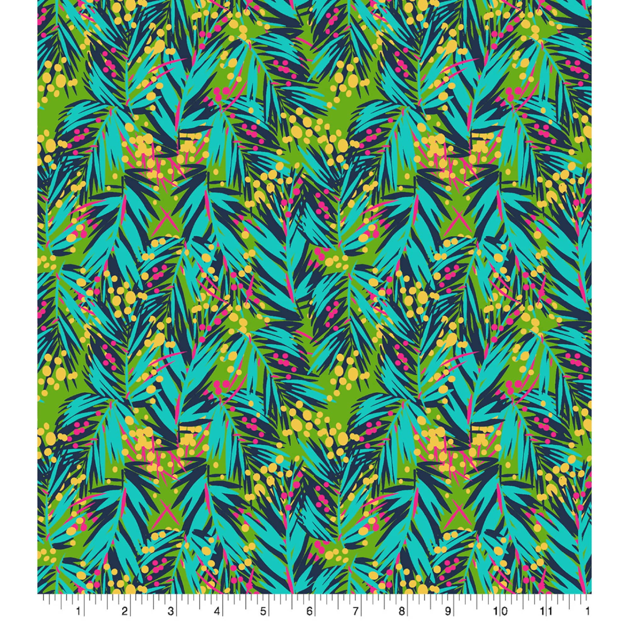 Springs Creative Tigris Tropical Palm Cotton Fabric